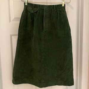 Vintage Corduroy Skirt
